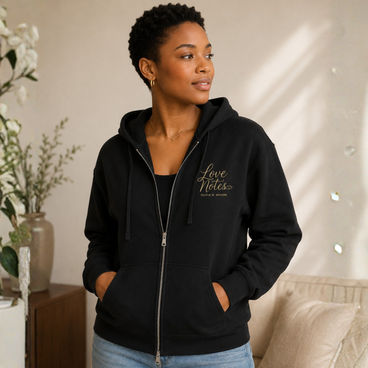 Love Notes Zip Up Hoodie
